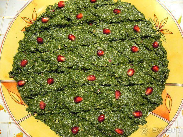 Пхали. Салат из шпината