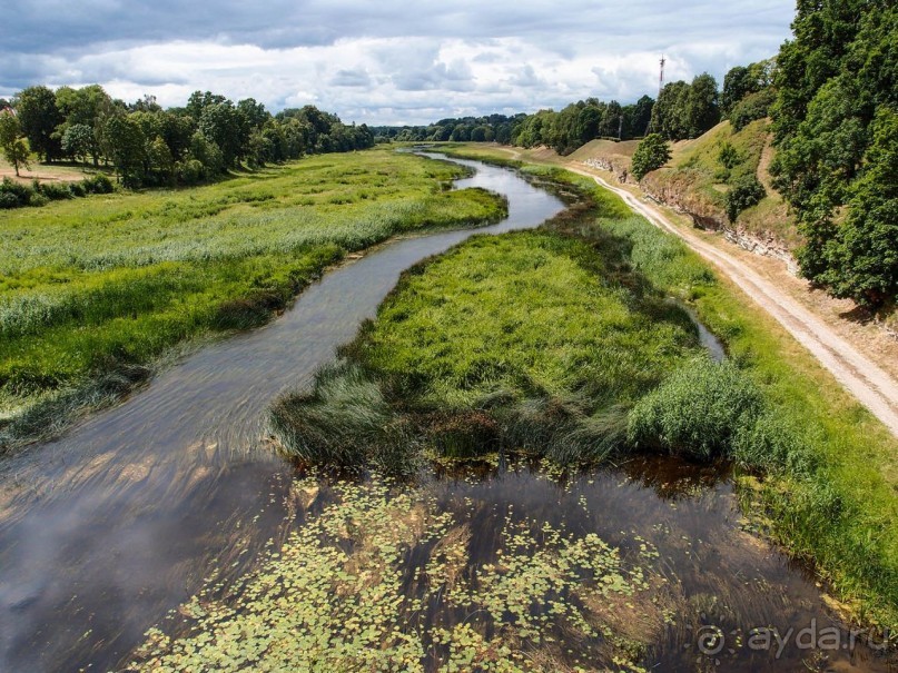 Древний форт над слиянием рек