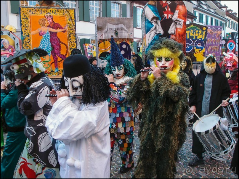 Фонари карнавального Базеля