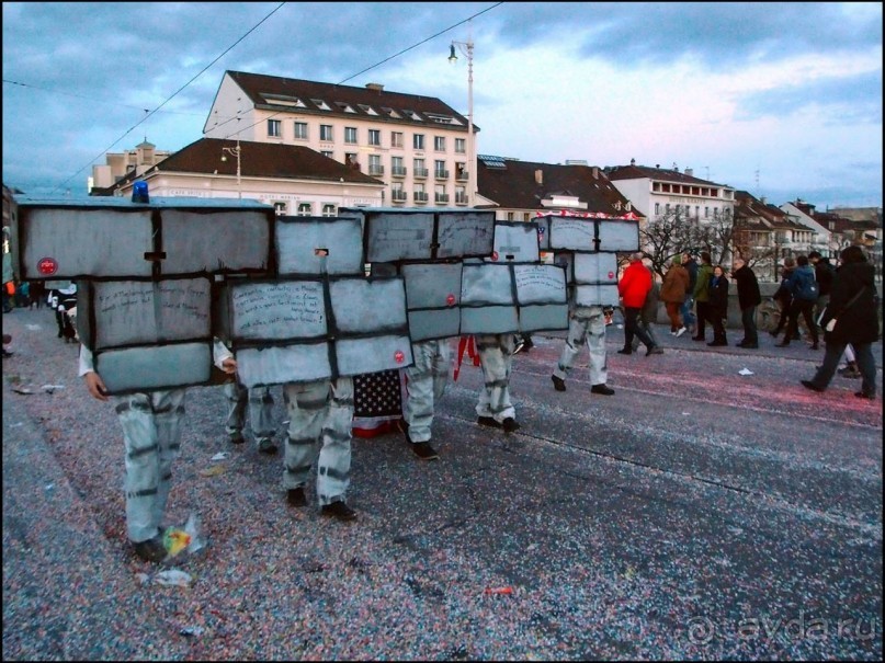 Фонари карнавального Базеля