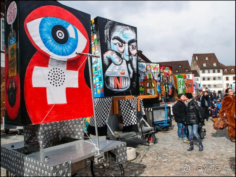 Фонари карнавального Базеля