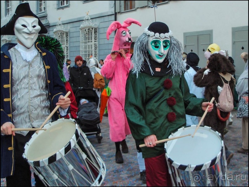 Фонари карнавального Базеля