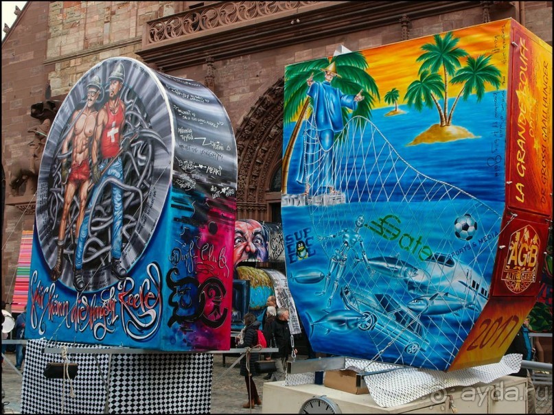 Фонари карнавального Базеля