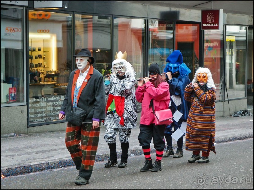 Фонари карнавального Базеля