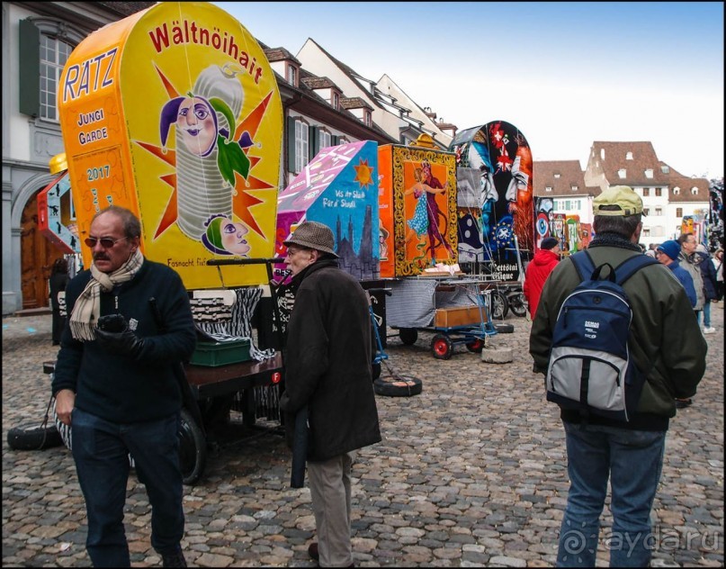 Фонари карнавального Базеля