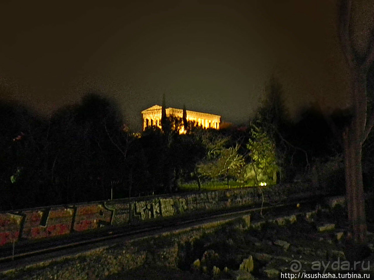 Афинские прогулки (ч.3) В неярком свете ночи