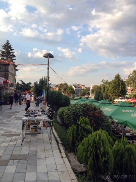 На берегу Охридского озера