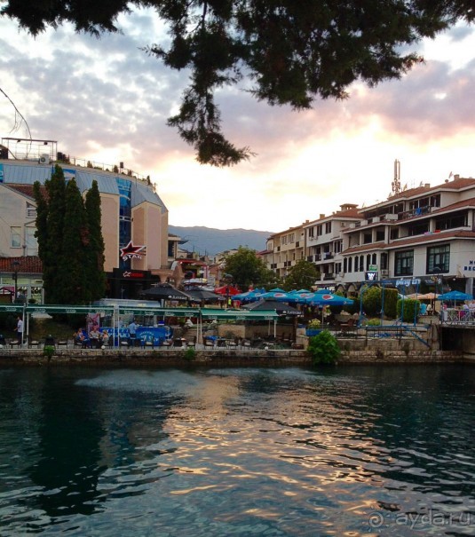 На берегу Охридского озера