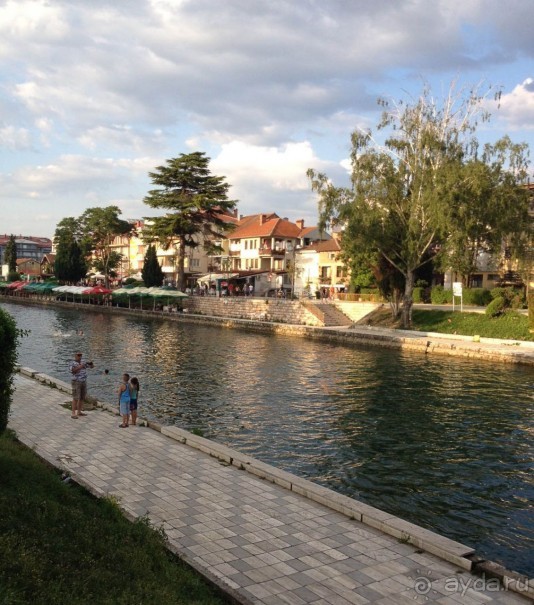 На берегу Охридского озера