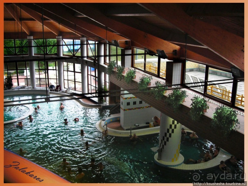 Термальный комплекс в Залакароше. Город - купальня