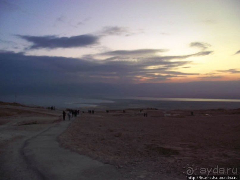 Масада. Восход с высоты птичьего полёта