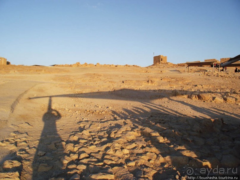 Масада. Восход с высоты птичьего полёта