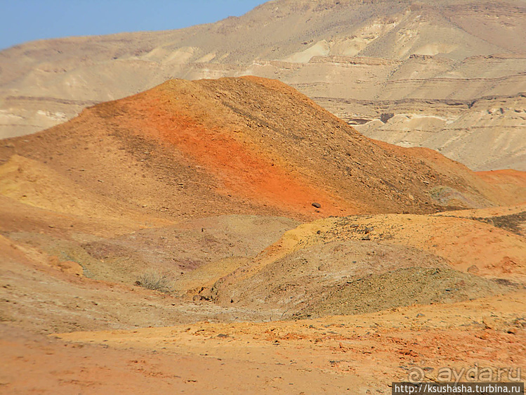 Цветные пески Эйн-Яав