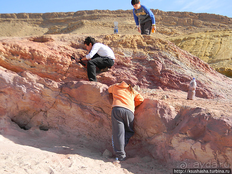Цветные пески Эйн-Яав