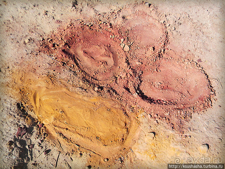 Цветные пески Эйн-Яав