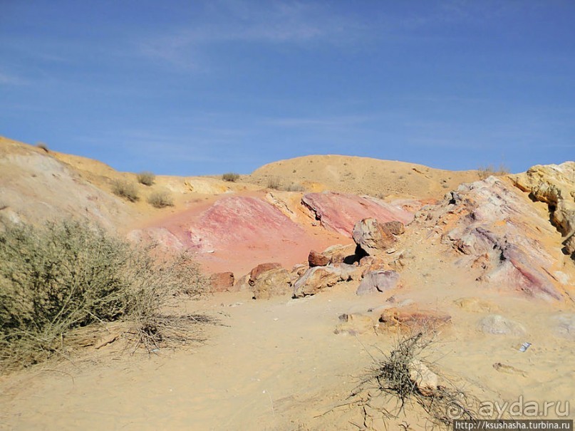 Цветные пески Эйн-Яав