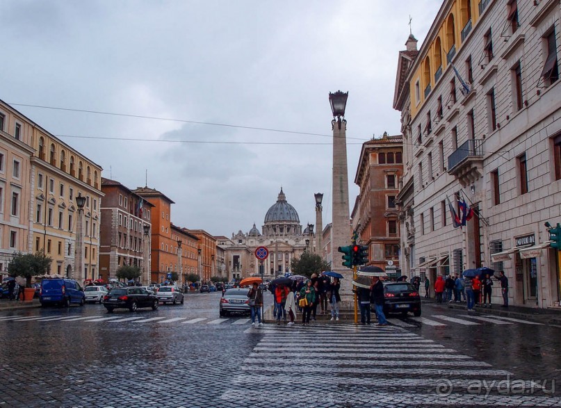 Ватикан. Серый день, белый мрамор Пьеты