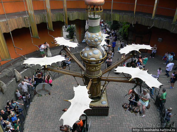 Аттракционы лучшего парка в Германии