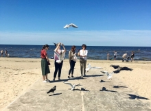 Юрмала. На морском берегу