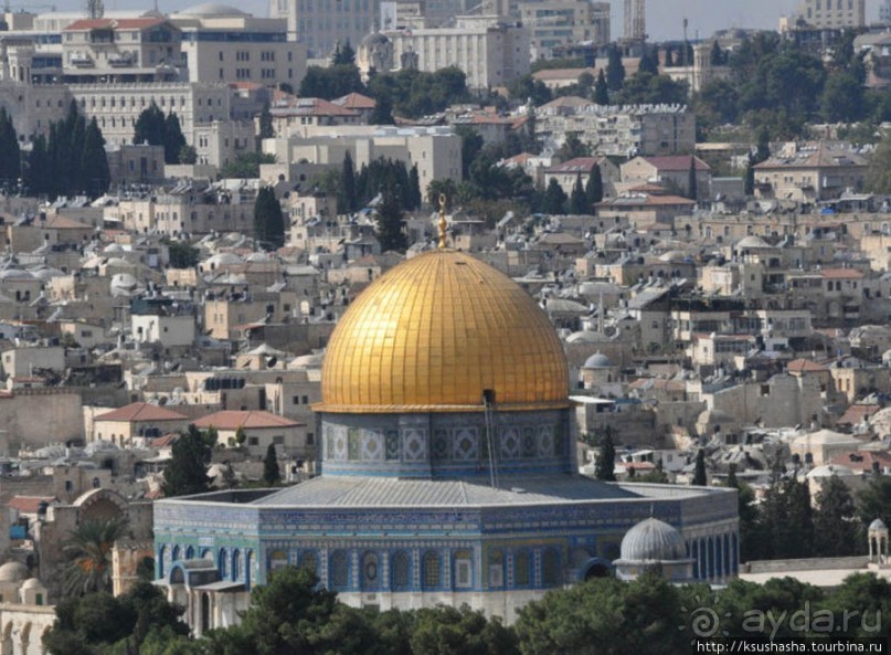 Туристический автобус в Иерусалиме