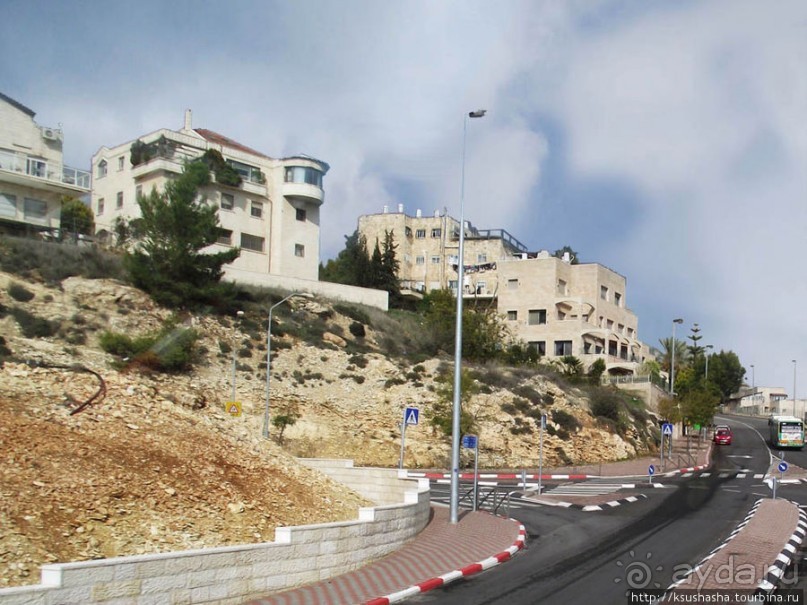 Туристический автобус в Иерусалиме