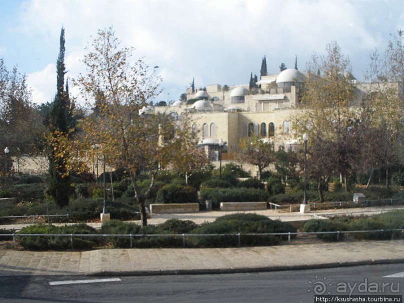 Туристический автобус в Иерусалиме