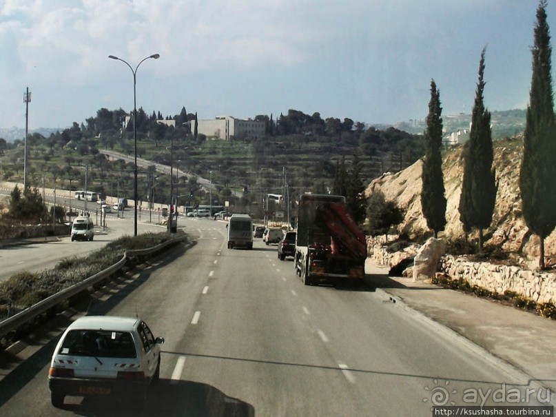 Туристический автобус в Иерусалиме