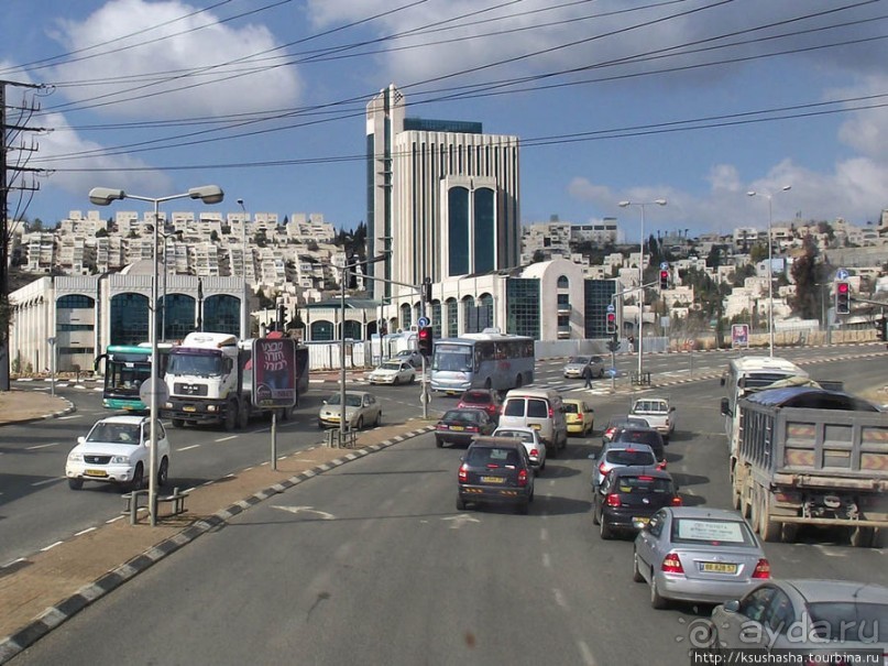 Туристический автобус в Иерусалиме