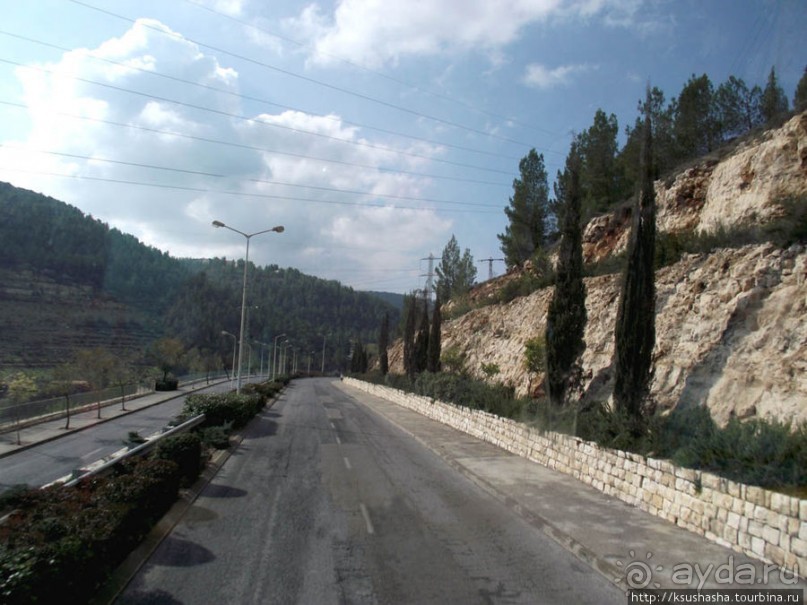 Туристический автобус в Иерусалиме