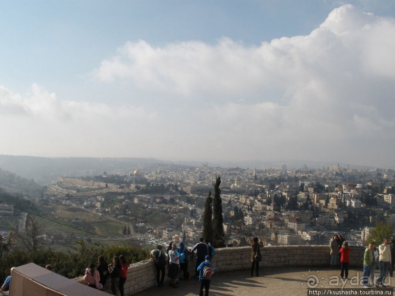 Туристический автобус в Иерусалиме