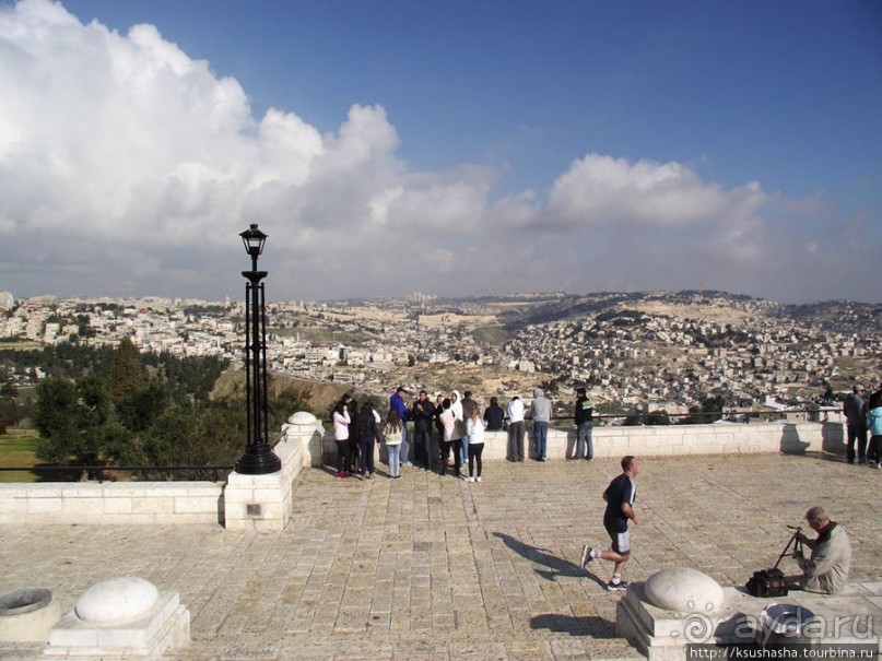 Туристический автобус в Иерусалиме