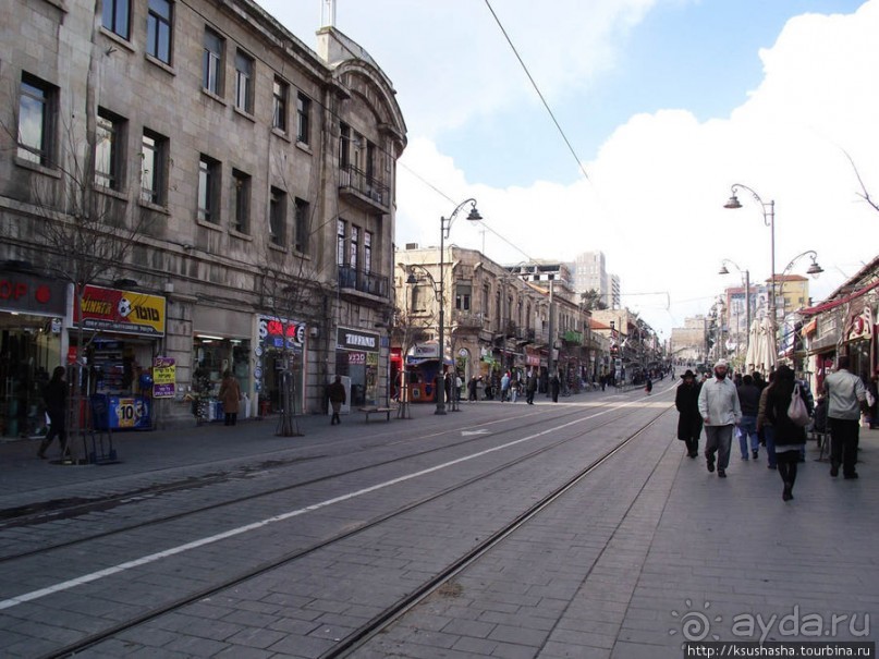 Туристический автобус в Иерусалиме