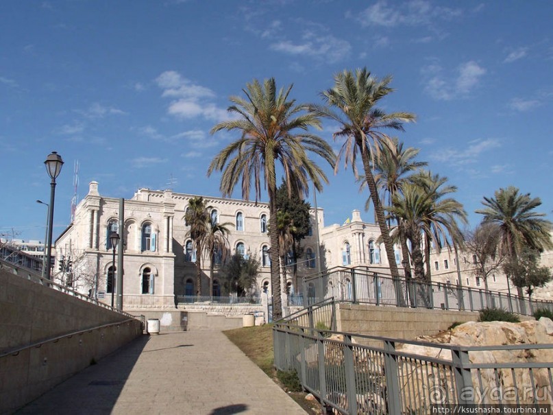 Туристический автобус в Иерусалиме