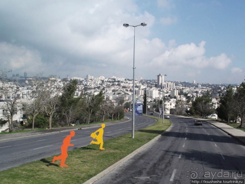 Туристический автобус в Иерусалиме