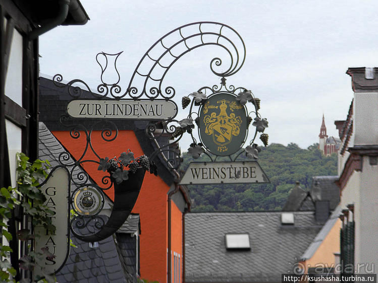 Над виноградниками Рюдесхайма