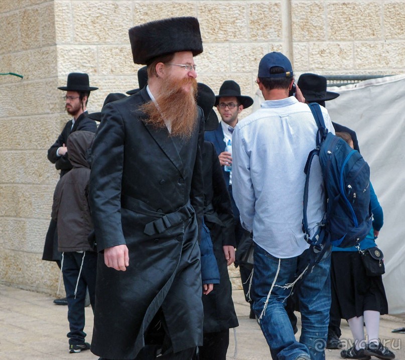 Ботанический сад Иерусалима и Стена Плача в праздничный день