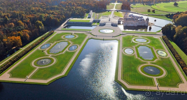 Лебединая сказка в парке Шантийи