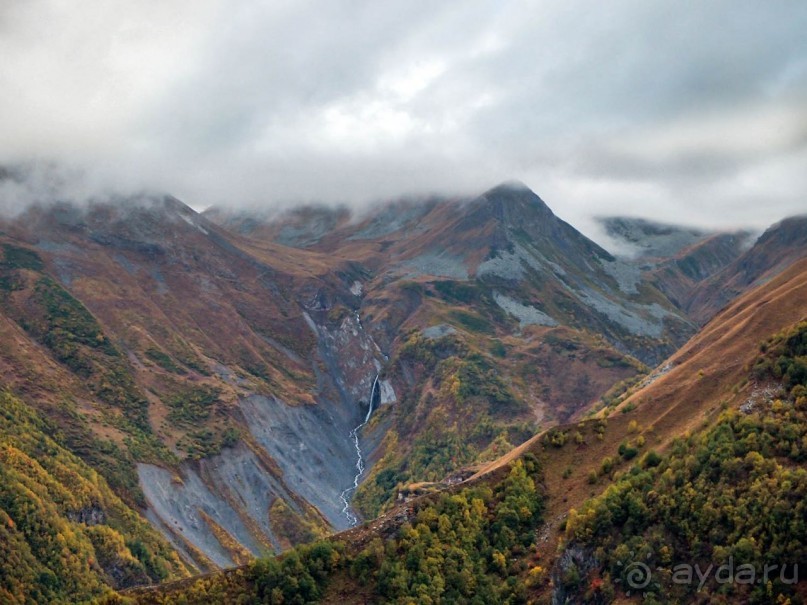 В горах Большого Кавказа