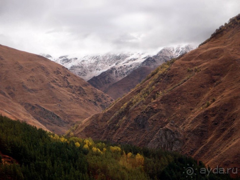 В горах Большого Кавказа
