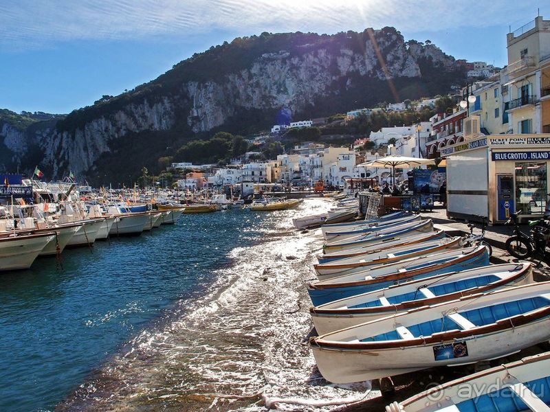 Вокруг Капри из порта Marina Grande