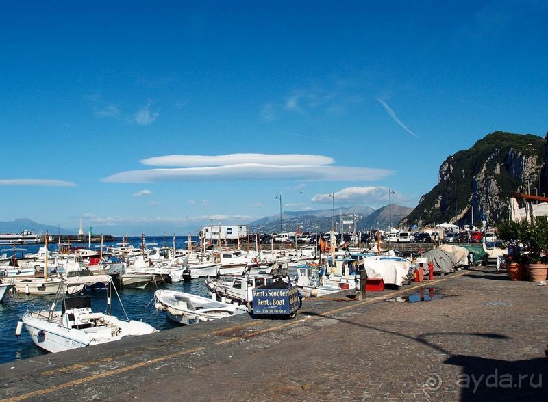 Вокруг Капри из порта Marina Grande