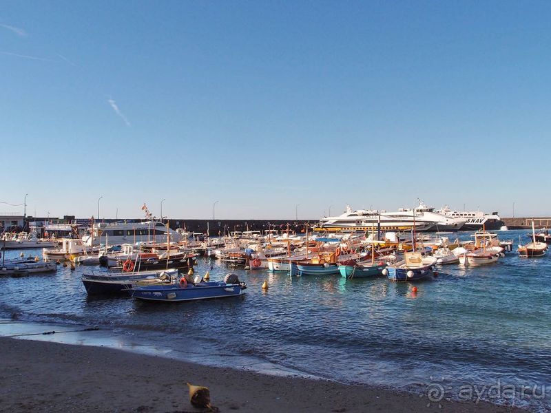 Вокруг Капри из порта Marina Grande