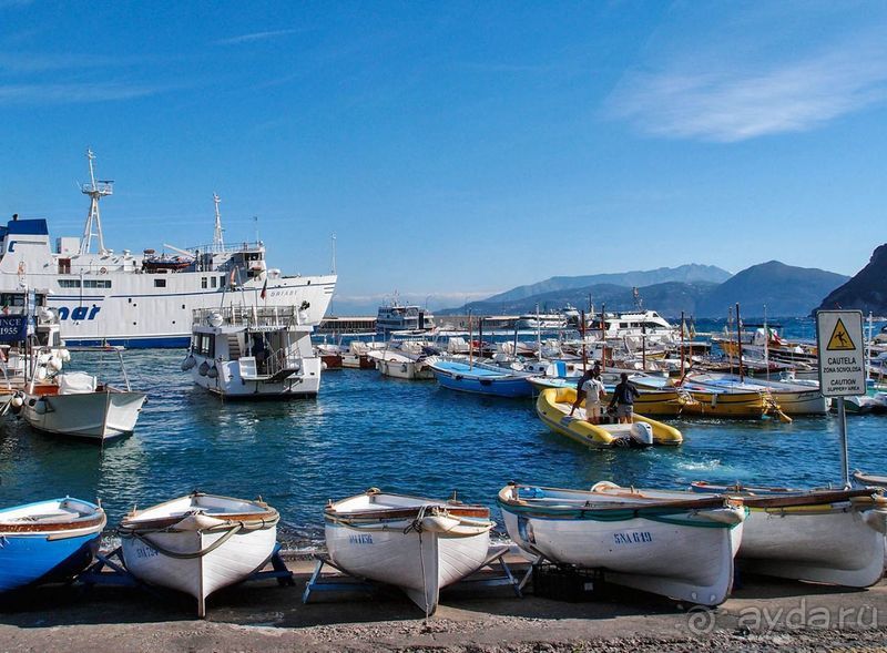Вокруг Капри из порта Marina Grande