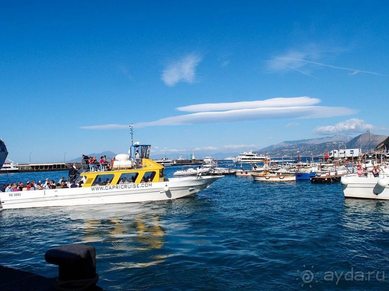 Вокруг Капри из порта Marina Grande