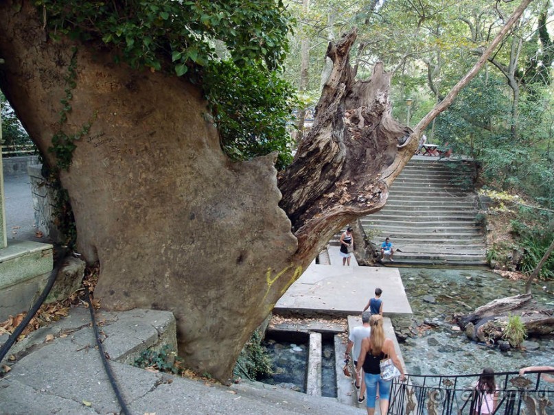 Святой источник в долине Темпи