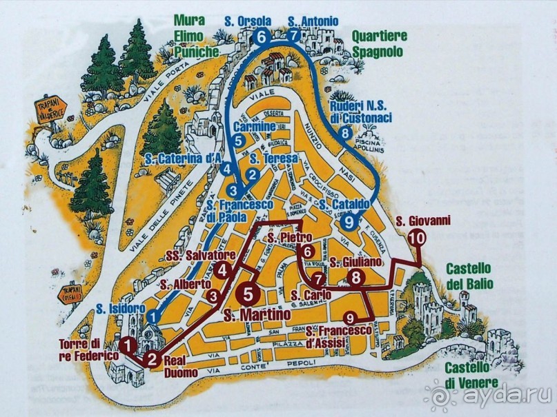 Эриче. Уединение и святость