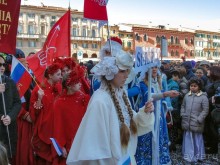 Карнавальное шествие в Вероне