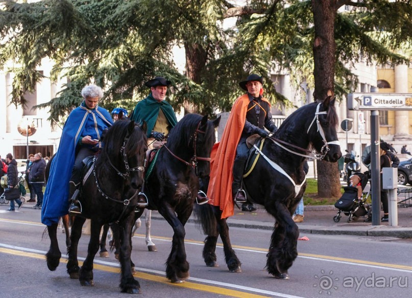 Карнавальное шествие в Вероне