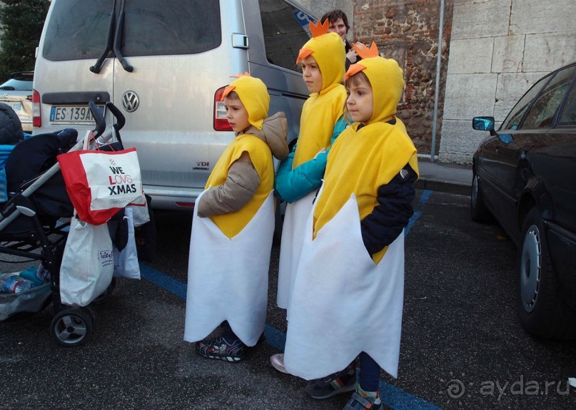 Карнавальное шествие в Вероне