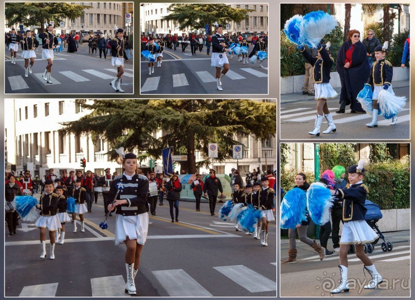 Карнавальное шествие в Вероне